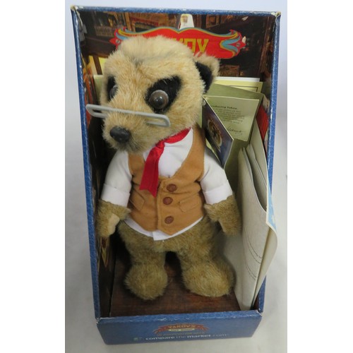 86 - Meerkats - A collection of eight boxed YAKOV's toy shop comparethemarket.com meerkats. Includes Yako... 