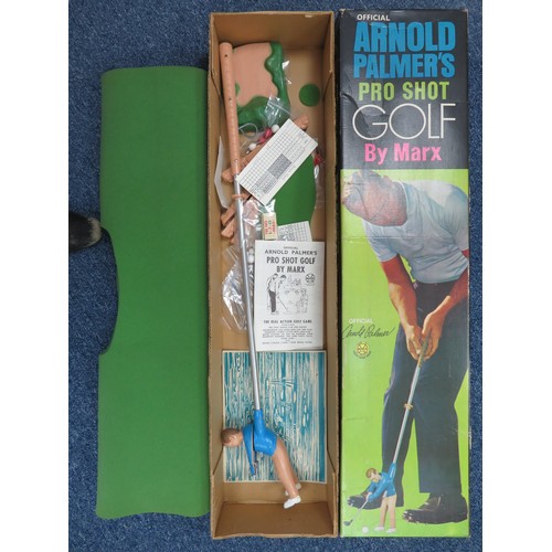 102 - Marx. Arnold Palmer Proshot Golf game, generally excellent in good plus box, with Proshot Golfer clu... 