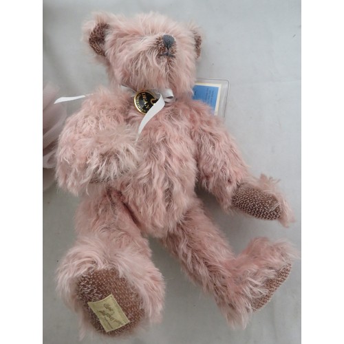 82 - A collection of five Deans Rag Book company limited edition bears, all with tags, including; Chairma... 