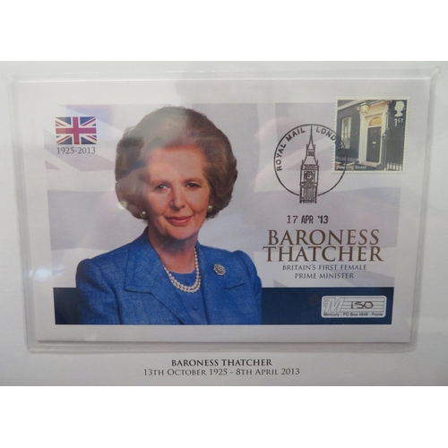 23 - 1996 signed Baroness Margaret Thatcher ‘Autographed Editions’ First Day Cover (6 August 1996) and Ba... 