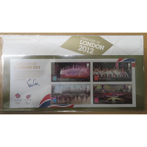 32 - 2000-2014 unmounted mint commemorative miniature sheet presentation packs, valid for postage. Face v... 