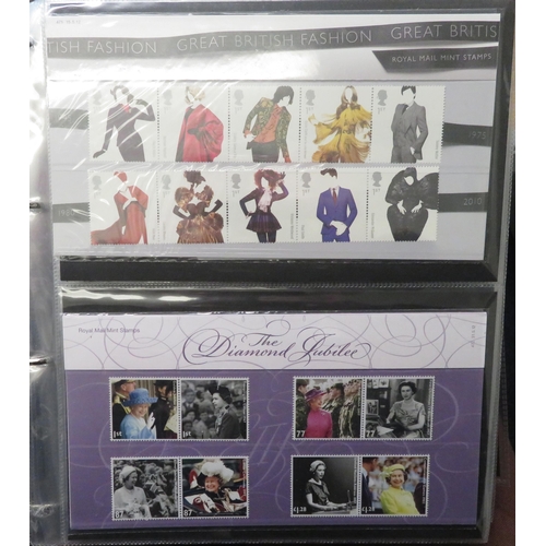 27 - 2011-2015 unmounted mint commemorative presentation pack collection in Royal Mail binder, valid for ... 