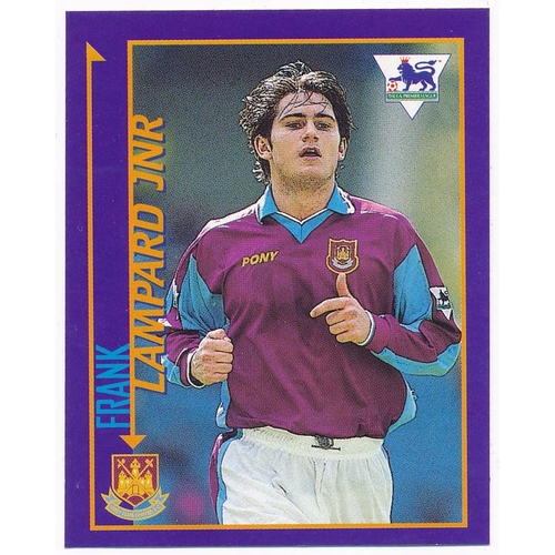 105 - West Ham – three ‘Merlins Premier League Kick Off Sticker Collection’ West Ham stickers with rare Fr... 