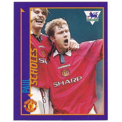 102 - Manchester United – selection of ‘Merlins Premier League Kick Off Sticker Collection’ Manchester Uni... 