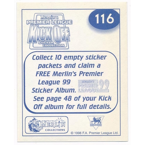 102 - Manchester United – selection of ‘Merlins Premier League Kick Off Sticker Collection’ Manchester Uni... 