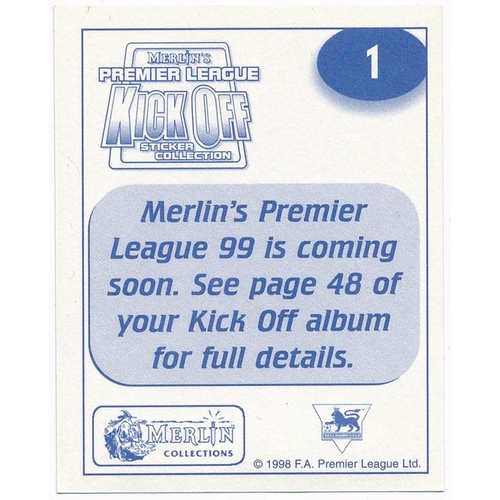 102 - Manchester United – selection of ‘Merlins Premier League Kick Off Sticker Collection’ Manchester Uni... 