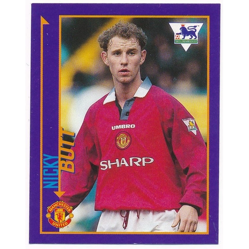 102 - Manchester United – selection of ‘Merlins Premier League Kick Off Sticker Collection’ Manchester Uni... 