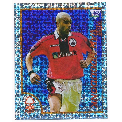 101 - 1998 ‘Merlins Premier League Kick Off Sticker Collection’ selection of better foil stickers, loose w... 