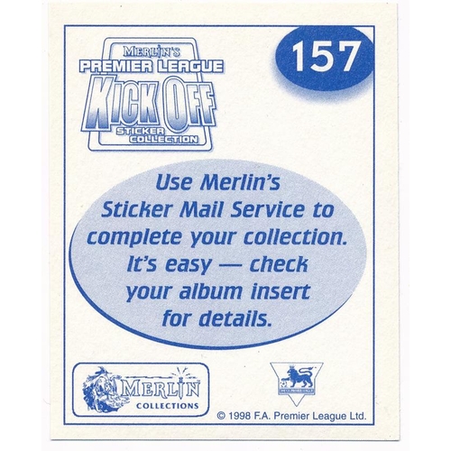 101 - 1998 ‘Merlins Premier League Kick Off Sticker Collection’ selection of better foil stickers, loose w... 