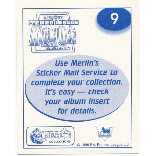 101 - 1998 ‘Merlins Premier League Kick Off Sticker Collection’ selection of better foil stickers, loose w... 