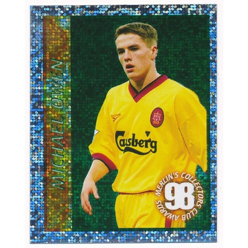 101 - 1998 ‘Merlins Premier League Kick Off Sticker Collection’ selection of better foil stickers, loose w... 