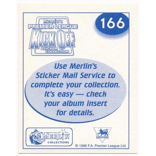 101 - 1998 ‘Merlins Premier League Kick Off Sticker Collection’ selection of better foil stickers, loose w... 