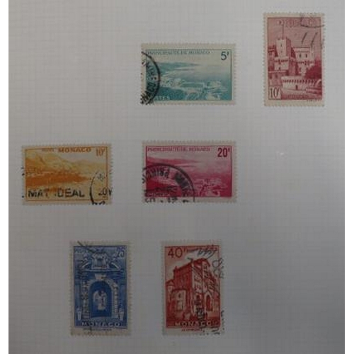 20 - Monaco – Early to late 1970’s collection on printed Marini pages in binder including M, U & UM issue... 