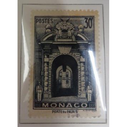 20 - Monaco – Early to late 1970’s collection on printed Marini pages in binder including M, U & UM issue... 