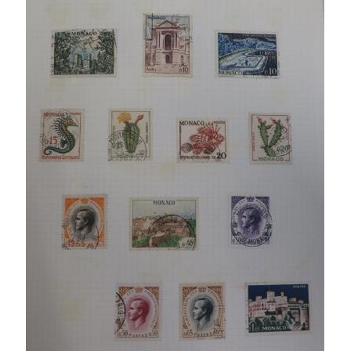 20 - Monaco – Early to late 1970’s collection on printed Marini pages in binder including M, U & UM issue... 