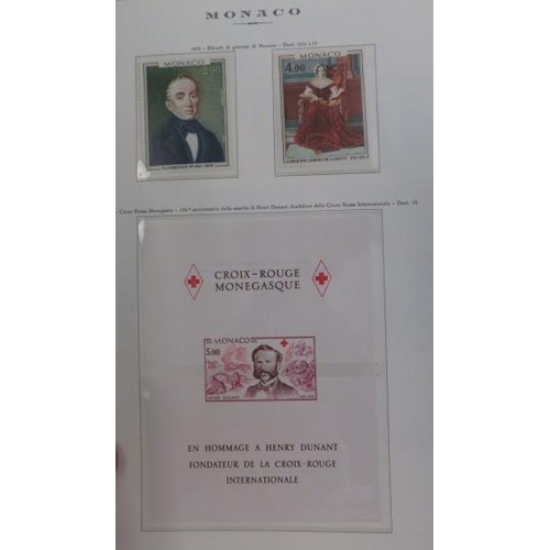 20 - Monaco – Early to late 1970’s collection on printed Marini pages in binder including M, U & UM issue... 