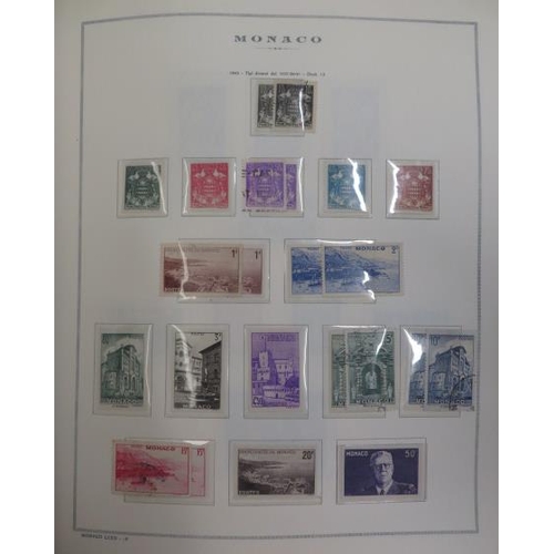 20 - Monaco – Early to late 1970’s collection on printed Marini pages in binder including M, U & UM issue... 