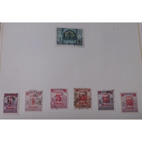 8 - European – Hungary and Switzerland stamps, Hungary with mostly early issues in Biella album includin... 