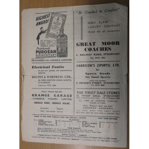 131 - Third Division, North versus South representative matches programmes with March 16th 1955 (Reading F... 