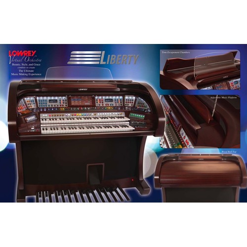 221 - Lowrey Liberty LE6500 Virtual Orchestra Organ. “Beauty, Style, and Grace combine to Create the Ultim... 