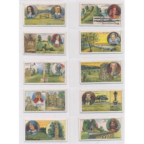 83 - Smith 1913 Battlefields of Great Britain (mixed backs) set, generally in very good condition with so... 