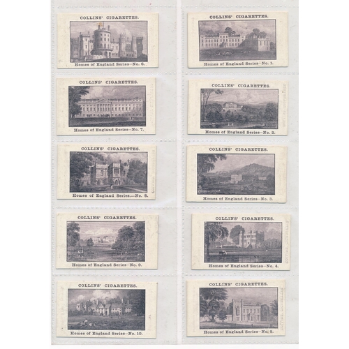 68 - Collins 1924 Homes of England (mauve front) set of 25, in very good condition apart from the odd min... 