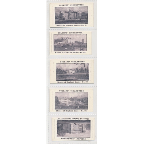 68 - Collins 1924 Homes of England (mauve front) set of 25, in very good condition apart from the odd min... 