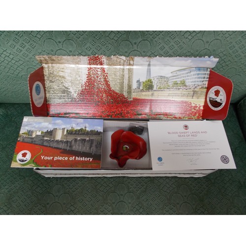 275 - Paul Cummins Ceramic Poppy WWI Centenary 2014. Used in the 