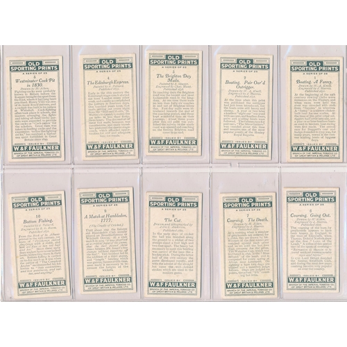 69 - Faulkner 1930 Old Sporting Prints set of 25, in excellent condition. Cat. £100