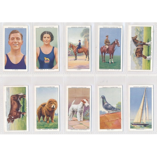 77 - Ogdens Champions of 1936 set of 50 including Jesse Owens rookie card, generally in very good conditi... 