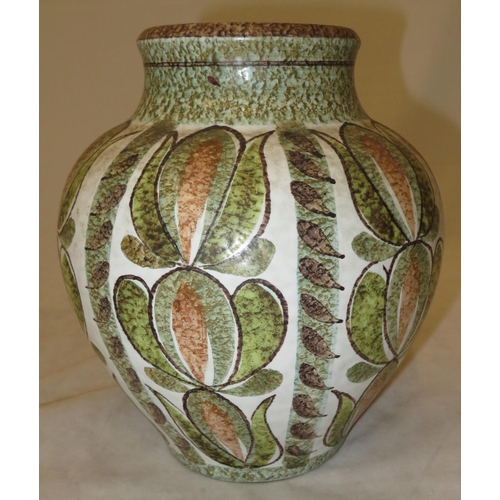 290 - A large Denby studio vase designed by Glyn Colledge, circa 1960s approx 22cm high