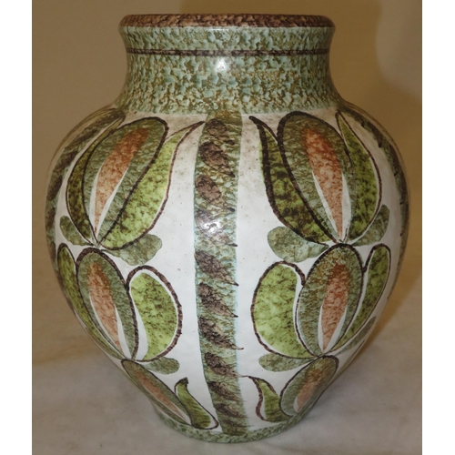 290 - A large Denby studio vase designed by Glyn Colledge, circa 1960s approx 22cm high