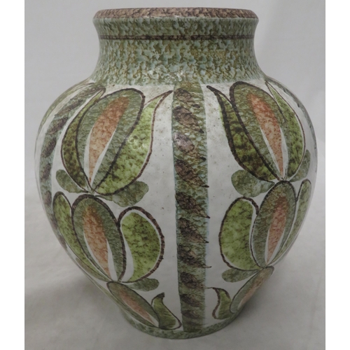 290 - A large Denby studio vase designed by Glyn Colledge, circa 1960s approx 22cm high