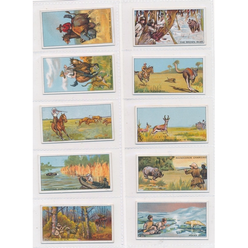 64 - Ardath 1930 Big Game Hunting (descriptive back ) set of 25, in good to very good condition apart fro... 