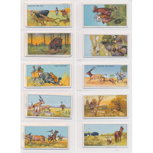 64 - Ardath 1930 Big Game Hunting (descriptive back ) set of 25, in good to very good condition apart fro... 