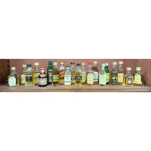 298 - Collection of Whisky miniatures (20), including Stewart's Dundee, Burn Stewart, DYC, Glenmorangie, D... 