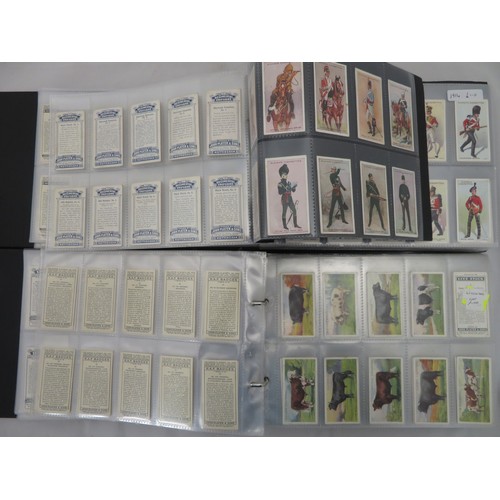 58 - Collection of cigarette card sets, in 10 albums, condition is mixed, but generally good or better, i... 