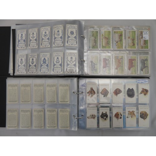 58 - Collection of cigarette card sets, in 10 albums, condition is mixed, but generally good or better, i... 