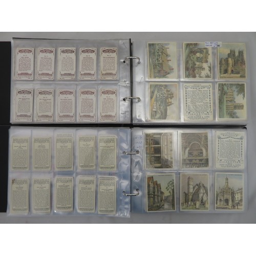 58 - Collection of cigarette card sets, in 10 albums, condition is mixed, but generally good or better, i... 