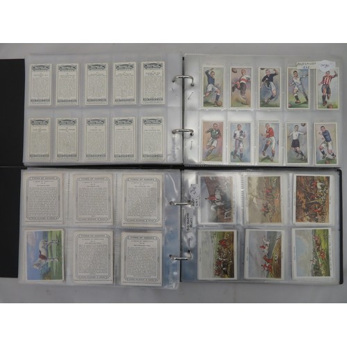 58 - Collection of cigarette card sets, in 10 albums, condition is mixed, but generally good or better, i... 