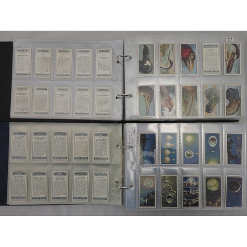 58 - Collection of cigarette card sets, in 10 albums, condition is mixed, but generally good or better, i... 