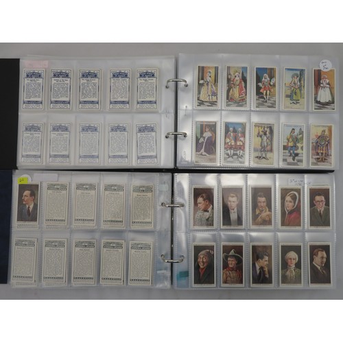 58 - Collection of cigarette card sets, in 10 albums, condition is mixed, but generally good or better, i... 