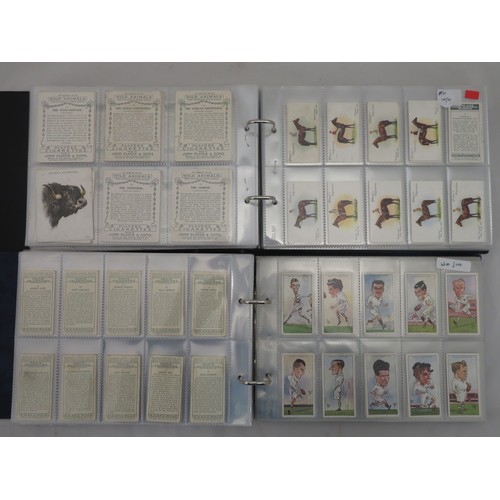 58 - Collection of cigarette card sets, in 10 albums, condition is mixed, but generally good or better, i... 