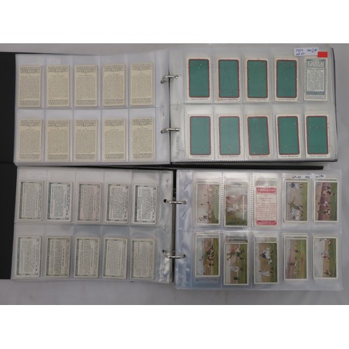 58 - Collection of cigarette card sets, in 10 albums, condition is mixed, but generally good or better, i... 