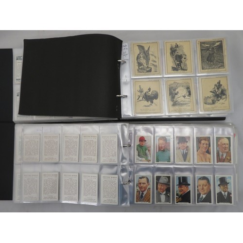 58 - Collection of cigarette card sets, in 10 albums, condition is mixed, but generally good or better, i... 