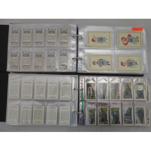 58 - Collection of cigarette card sets, in 10 albums, condition is mixed, but generally good or better, i... 