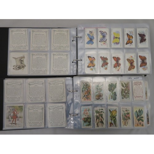 58 - Collection of cigarette card sets, in 10 albums, condition is mixed, but generally good or better, i... 