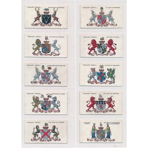 84 - Taddy 1913 Heraldry Series set of 25, in very good to excellent condition, apart from the odd trivia... 