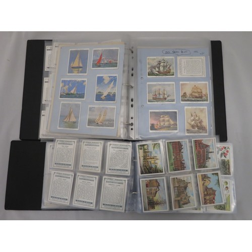 58 - Collection of cigarette card sets, in 10 albums, condition is mixed, but generally good or better, i... 