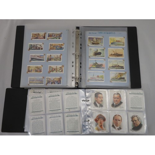 58 - Collection of cigarette card sets, in 10 albums, condition is mixed, but generally good or better, i... 